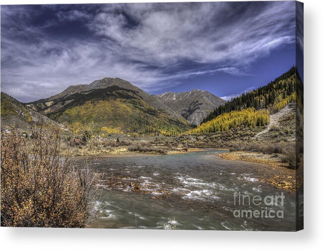 Mineral Creek Silverton Co Acrylic Print featuring the photograph Mineral Creek by David Waldrop