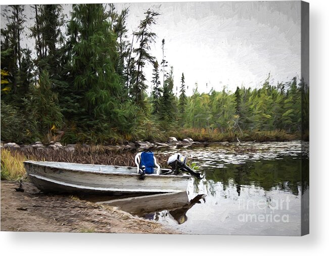 Lake Acrylic Print featuring the photograph Minnesota Retreat by Lori Dobbs