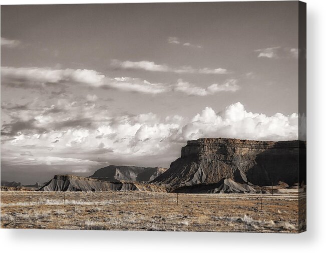 Utah Acrylic Print featuring the photograph Moab Vista by Allan Van Gasbeck