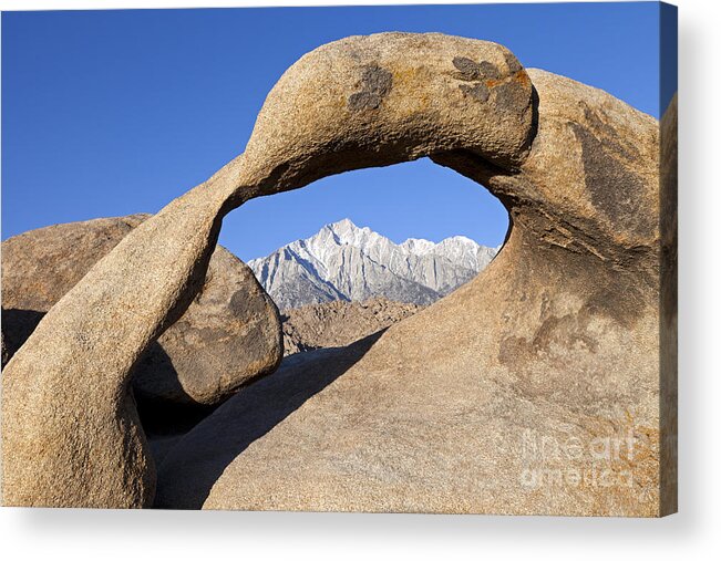 Alabama Hills Acrylic Print featuring the photograph Mobius Arch by Rick Pisio