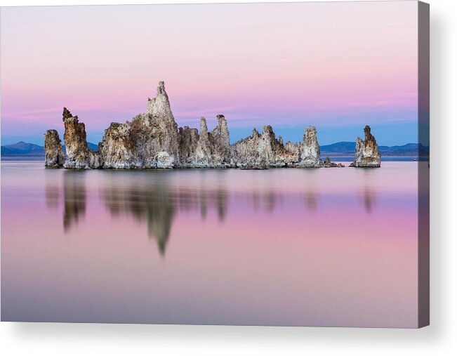 Mono Lake Acrylic Print featuring the photograph Mono Pastels by Tassanee Angiolillo