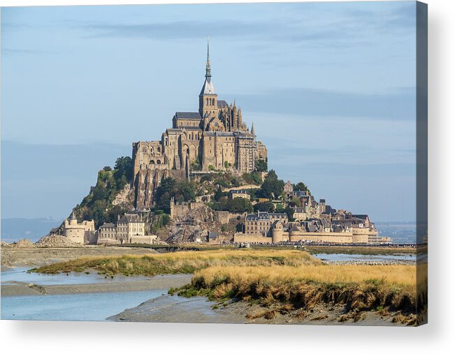 Tranquility Acrylic Print featuring the photograph Mont Saint-michel France by Frans Sellies