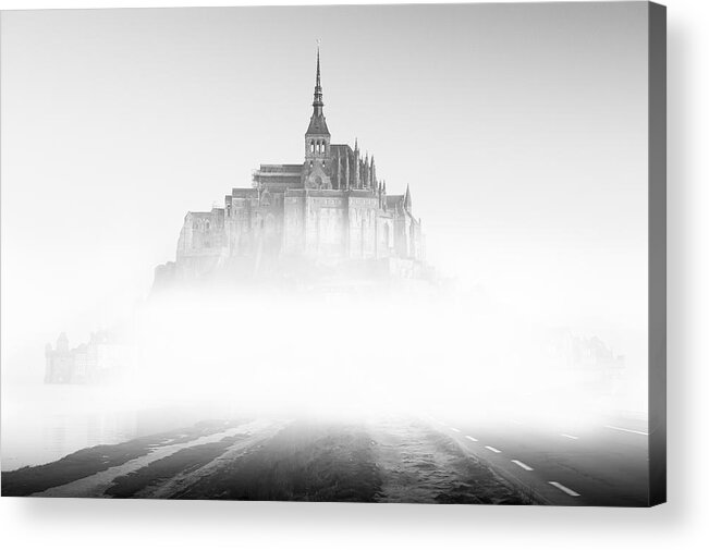 Mont Saint-michel Acrylic Print featuring the photograph Mont Saint-Michel by Sebastian Musial