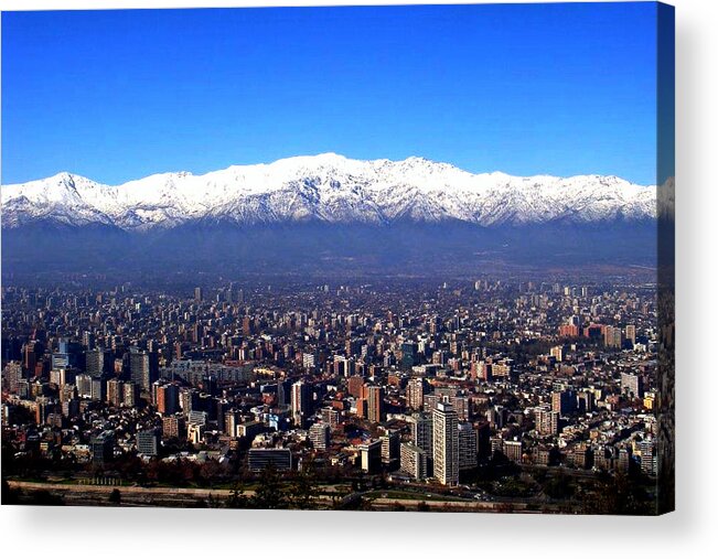 Landscapes Acrylic Print featuring the photograph Mountain range by Fernanda Travensolli