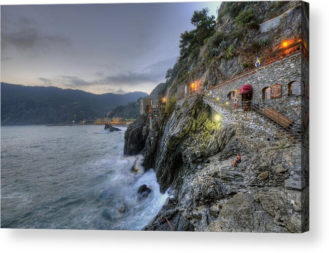 Europe Acrylic Print featuring the photograph Monterosso at Sunset by Matt Swinden