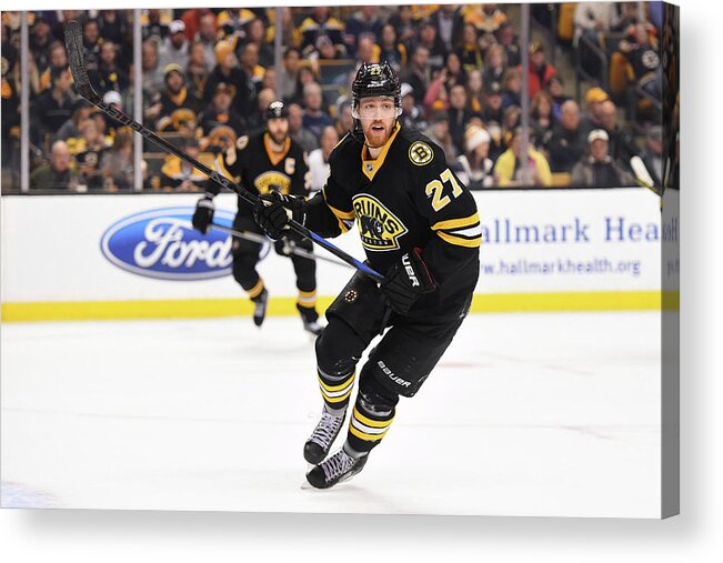 National Hockey League Acrylic Print featuring the photograph Montreal Canadiens V Boston Bruins by Brian Babineau