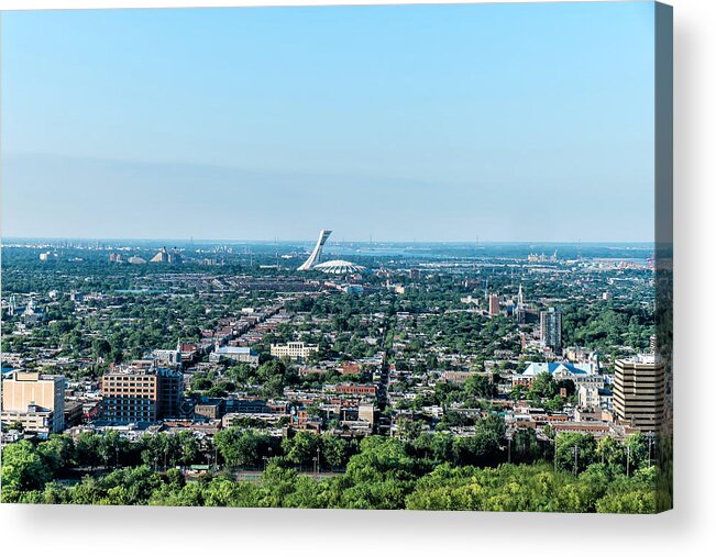 Montreal City View Acrylic Print featuring the photograph Montreal City View by Klm Studioline