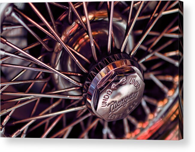 Morgan Acrylic Print featuring the photograph Morgan Wire Wheel by EXparte SE