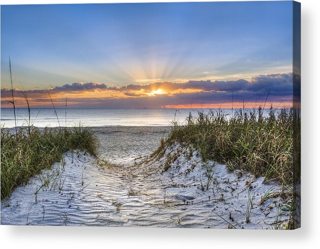 Atlantic Acrylic Print featuring the photograph Morning Blessing by Debra and Dave Vanderlaan