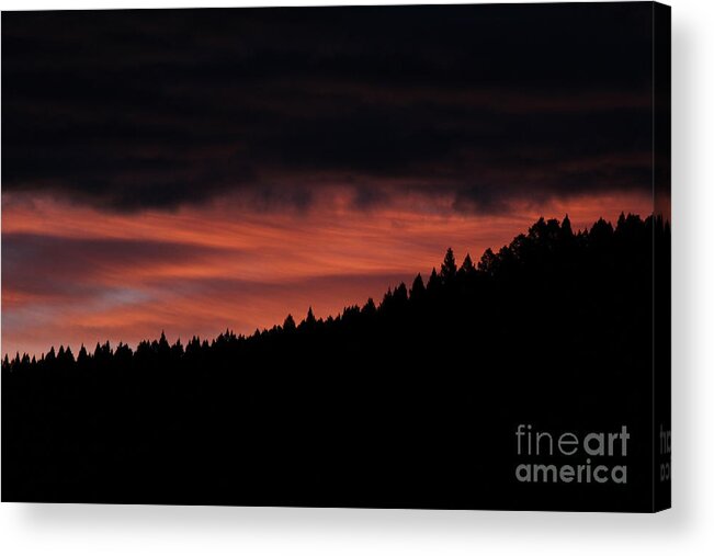 Sunrise Acrylic Print featuring the photograph Morning View by Ann E Robson