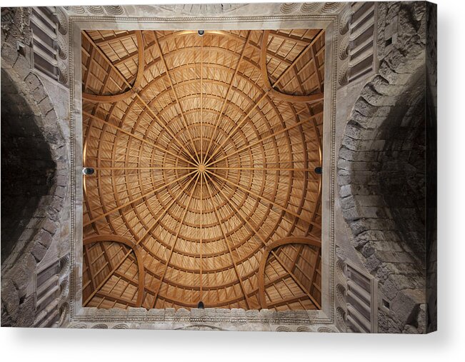Mosque Acrylic Print featuring the photograph Mosque Ceiling by Dave Hall