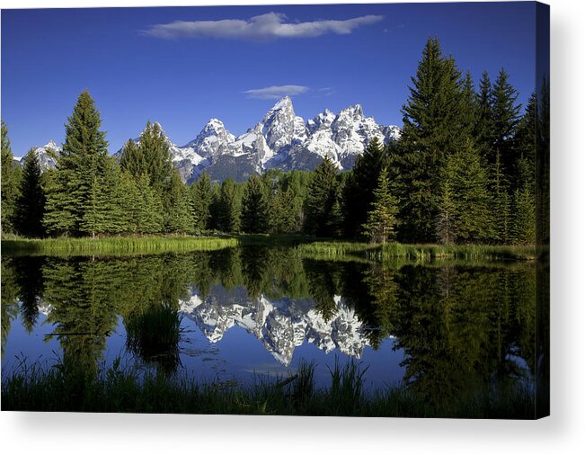 Mountain Acrylic Print featuring the photograph Mountain Reflections by Andrew Soundarajan