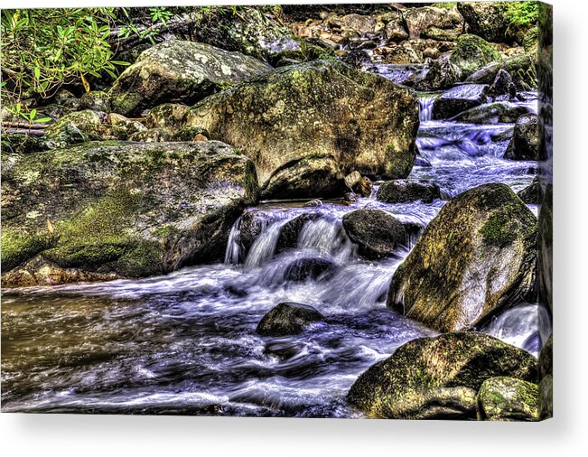 River Acrylic Print featuring the photograph Mountain Stream by Harry B Brown