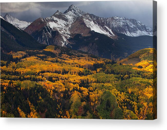 Colorado Landscapes Acrylic Print featuring the photograph Mountainous Storm by Darren White