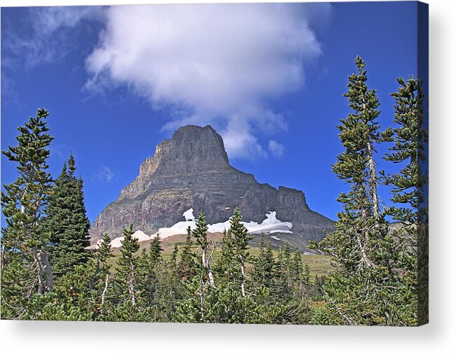 Glacier Acrylic Print featuring the photograph Mt. Clements View by Tom Winfield