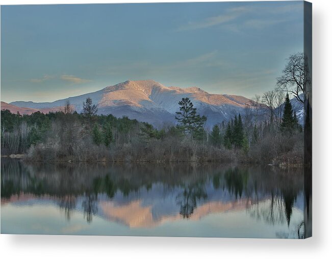 Mountains Acrylic Print featuring the photograph Mt Lafayette Reflections by Duane Cross