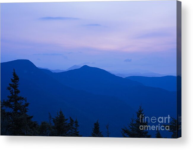 Mount Tecumseh Acrylic Print featuring the photograph Mt Tecumseh - Waterville Valley New Hampshire USA by Erin Paul Donovan