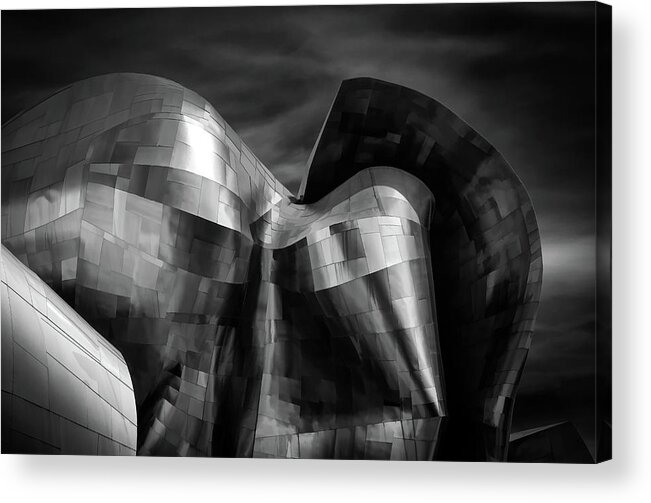 Disney Concert Hall Acrylic Print featuring the photograph Museum Of Pop Culture, Seattle by Gary E. Karcz