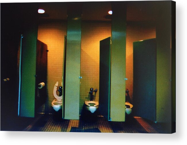 Humor Acrylic Print featuring the photograph Must be the Mens Room by John Schneider