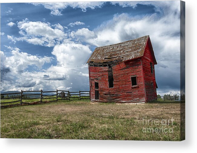 Hdr Acrylic Print featuring the photograph My Days Are Numbered by Sandra Bronstein