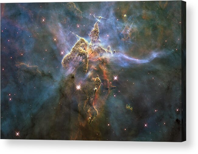 Hubble Acrylic Print featuring the photograph Mystic Mountain #1 by Eric Glaser