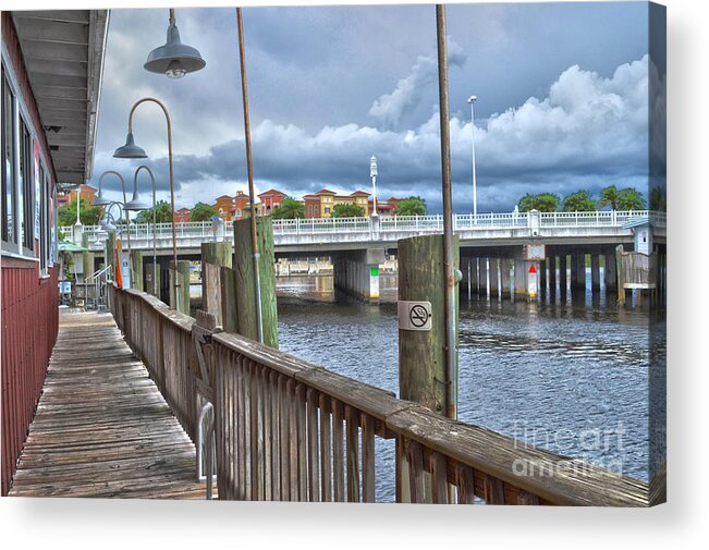 Naples Acrylic Print featuring the photograph Naples Florida waterfront by Timothy Lowry
