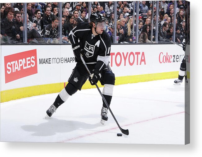 People Acrylic Print featuring the photograph Nashville Predators V Los Angeles Kings by Juan Ocampo