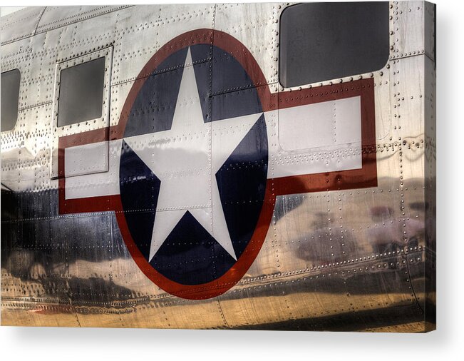 United States Aircraft Acrylic Print featuring the photograph National Aircraft Insignia by Steve Gravano