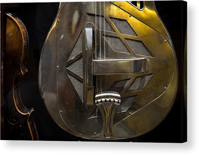 Nashville Acrylic Print featuring the photograph National Guitar by Glenn DiPaola