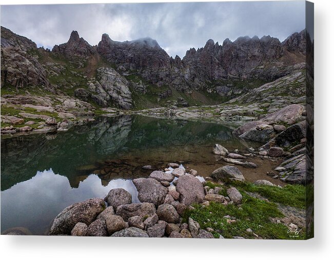 Needle Acrylic Print featuring the photograph Needle Mountains by Aaron Spong