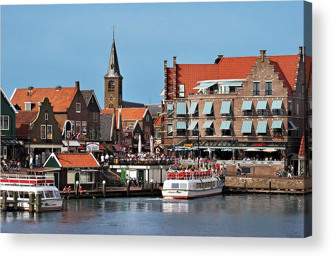 Architecture Acrylic Print featuring the photograph Netherlands, Edam-volendam, View by Miva Stock