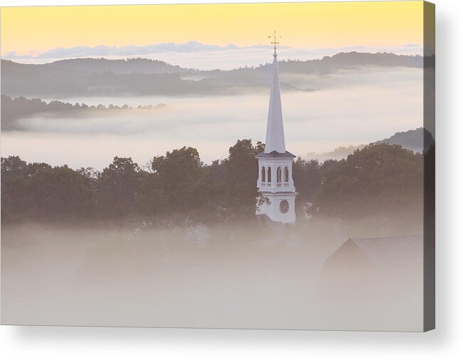 Summer Acrylic Print featuring the photograph New England Dawn by Alan L Graham