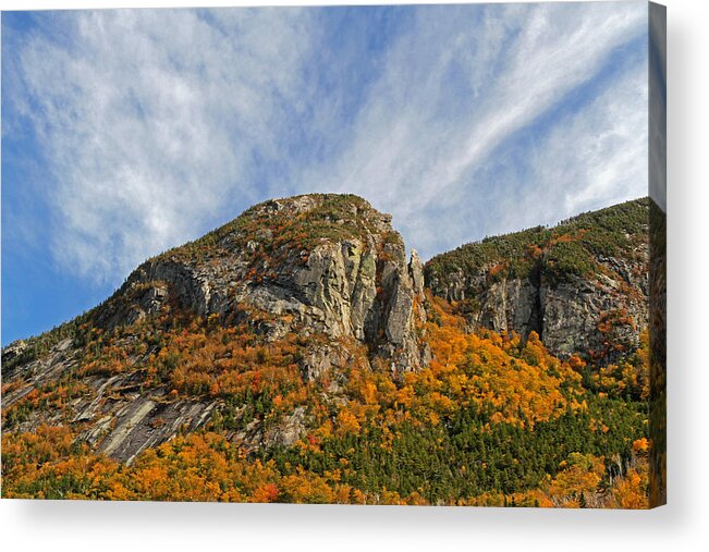 New Hampshire Acrylic Print featuring the photograph New Hampshire White Mountains by Juergen Roth