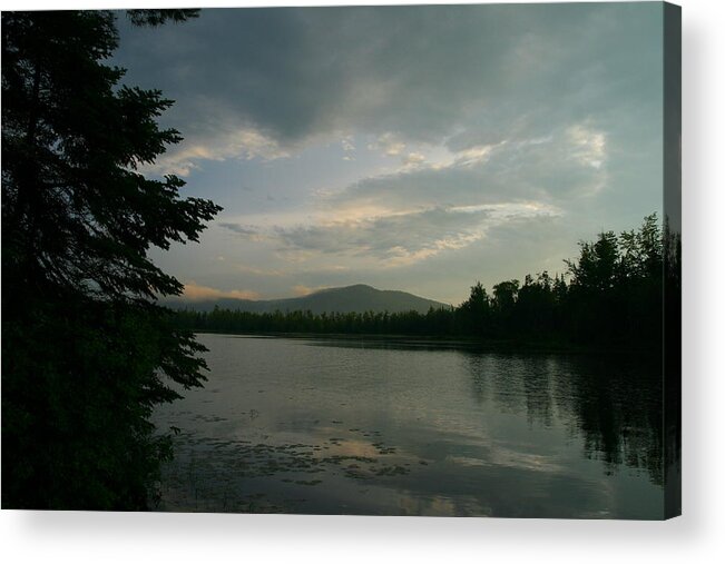 Mountain Acrylic Print featuring the photograph New Morning on Lake Umbagog by Neal Eslinger