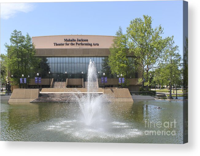 Mahalia Jackson Theater Acrylic Print featuring the photograph Mahalia Jackson Theater 29 by Carlos Diaz