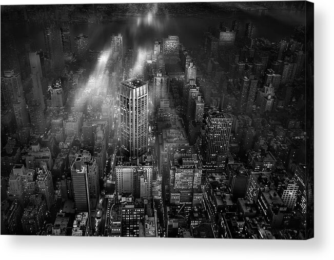 City Acrylic Print featuring the photograph New York City by Leif L?ndal