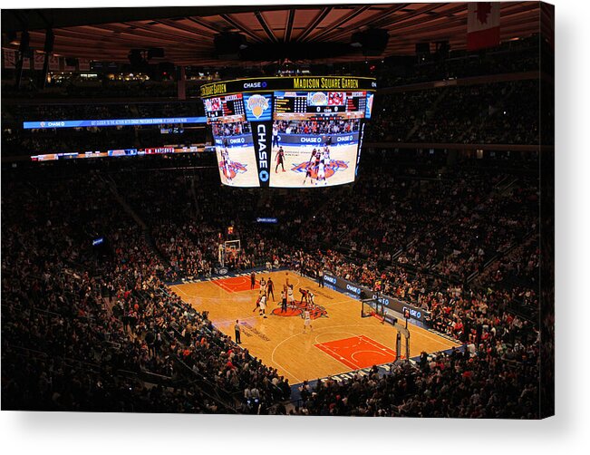 New York Knicks Acrylic Print featuring the photograph New York Knicks by Juergen Roth