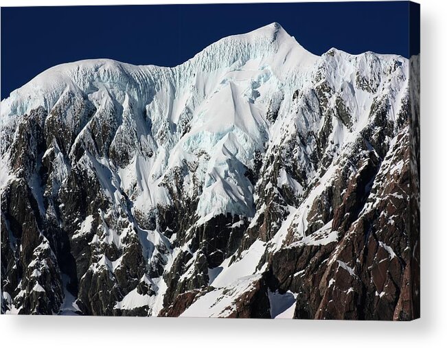 New Zealand Acrylic Print featuring the photograph New Zealand Mountains by Amanda Stadther
