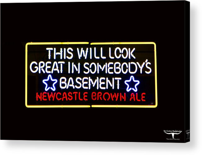Beer Acrylic Print featuring the photograph Newcastle Brown Ale by Tommy Anderson