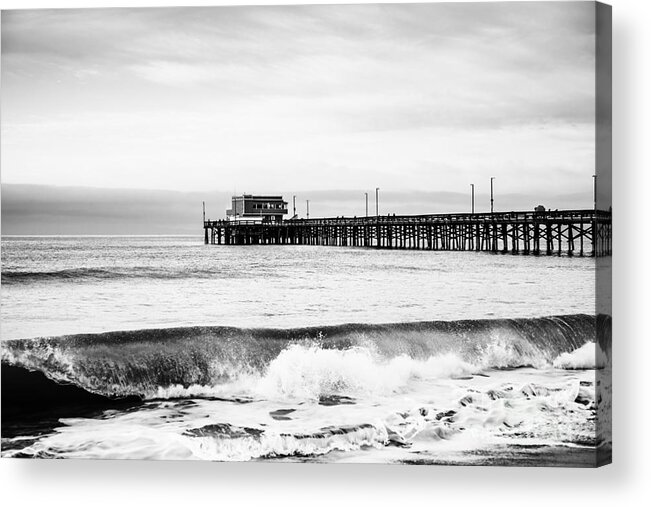 Newport Beach Acrylic Print featuring the photograph Newport Beach Pier by Paul Velgos