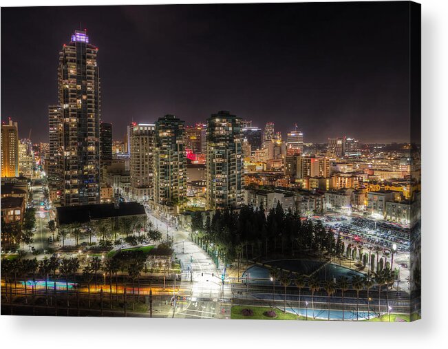 Night Acrylic Print featuring the photograph Nighttime by Heidi Smith