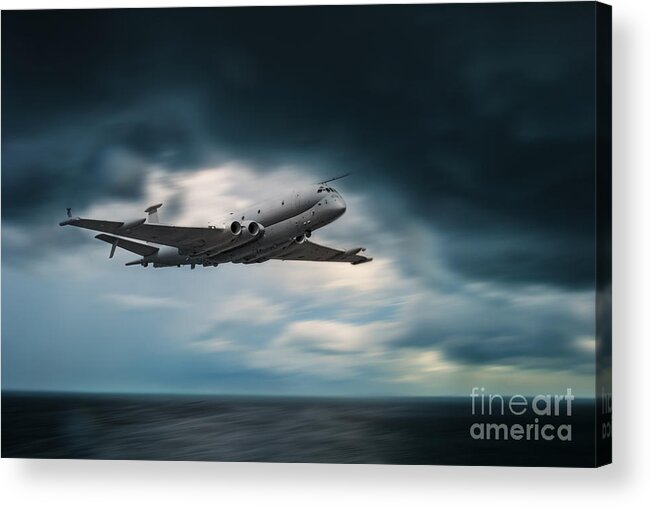 Nimrod Acrylic Print featuring the digital art Nimrod by Airpower Art