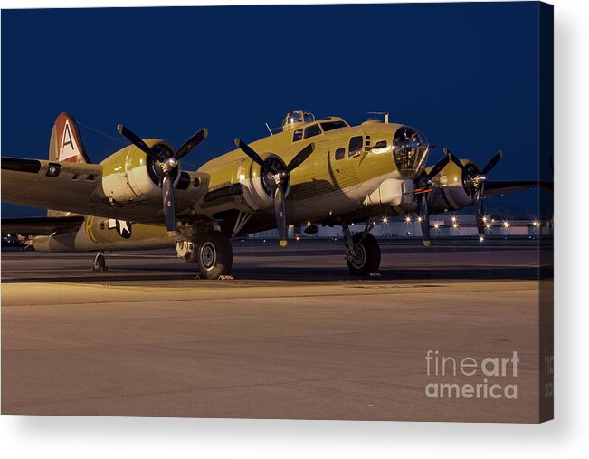 Collings Foundation Acrylic Print featuring the photograph Nine-O-Nine at Night by Rick Pisio