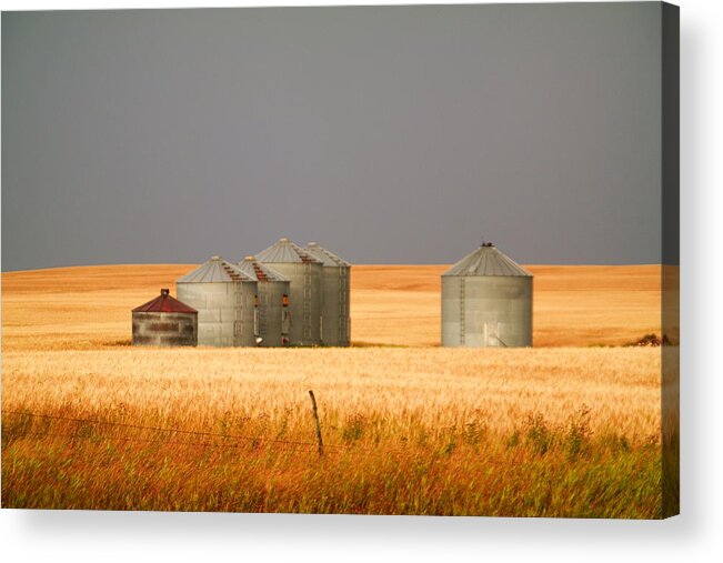 Landscape Acrylic Print featuring the photograph North Dakota Landscape by Jeff Swan