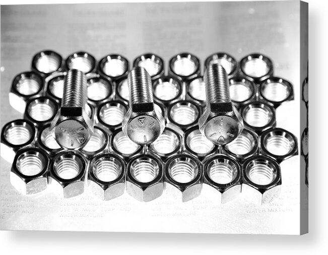 Nuts Acrylic Print featuring the photograph Nuts and Bolts by David Andersen