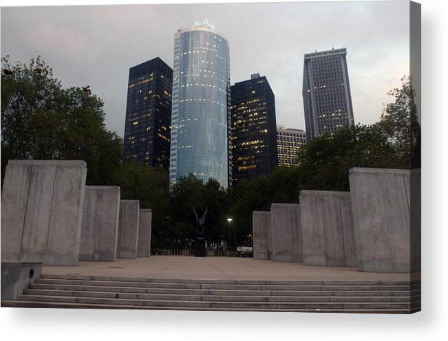 Viet Nam Memorial Acrylic Print featuring the photograph NYC Vietnam Memorial by William Kimble