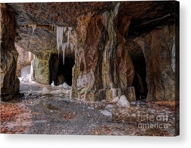 Widow Jane Mine Acrylic Print featuring the photograph Obstacles by Rick Kuperberg Sr