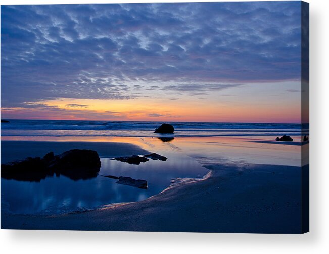 Beach Acrylic Print featuring the photograph Ocean Sunrise by Donna Doherty