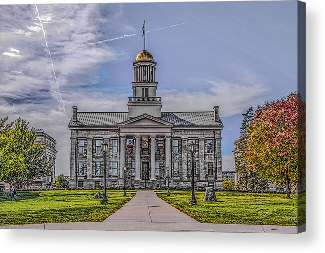 Old Capitol Acrylic Print featuring the photograph Old Capitol by Ray Congrove