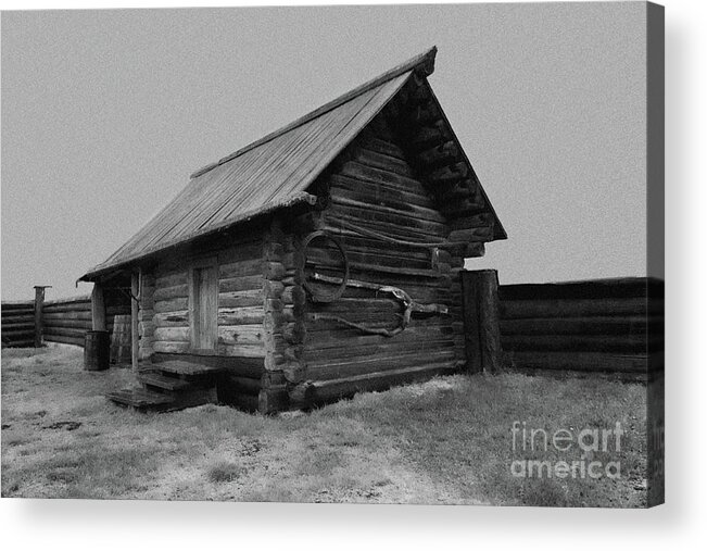 Old Peasant House Acrylic Print featuring the photograph Old Peasant house 2 by Evgeniy Lankin